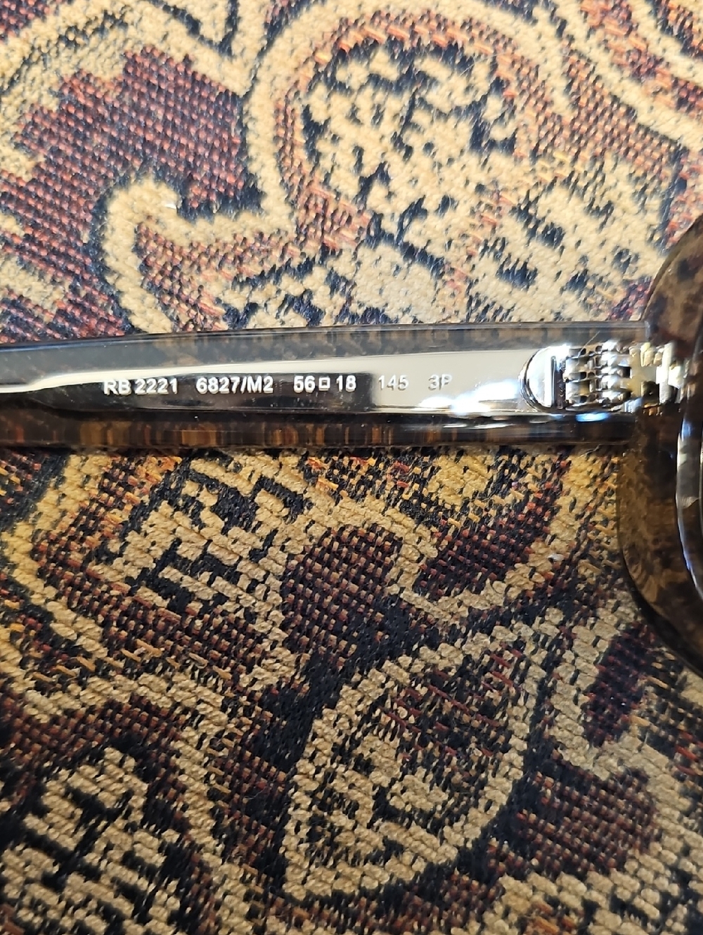 Ray-Ban Women's Light Brown Oval Sunglasses - Picture 5 of 6